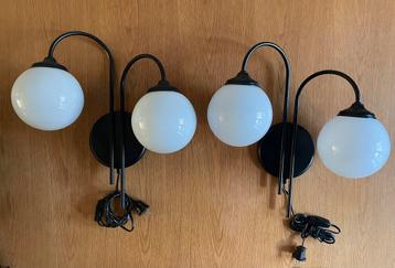 Vintage Art Deco Steinhauer bollenlampen - jaren 70 design beschikbaar voor biedingen