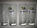 3 Grolsch bierglazen en 1 blanco, Verzamelen, Glas en Borrelglaasjes, Ophalen of Verzenden, Zo goed als nieuw, Bierglas