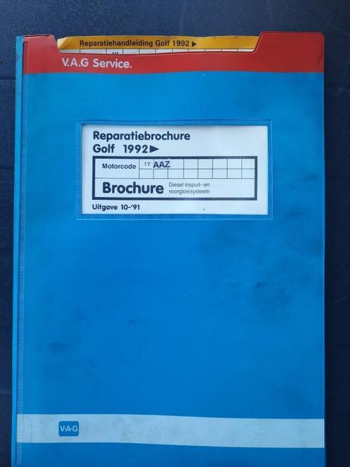 Werkplaatsboek Vw Golf 3 diesel inspuit gloeisysteem 1Y AAZ, Boeken, Auto's | Boeken, Gelezen, Volkswagen, Ophalen of Verzenden