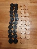 Damschijven, damstenen, dammen, Hobby en Vrije tijd, Gezelschapsspellen | Bordspellen, Een of twee spelers, Ophalen of Verzenden