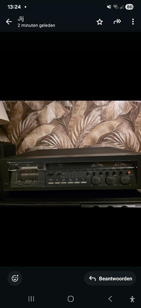 Nakamichi 582 Cassettedeck - Gereviseerd!, Audio, Tv en Foto, Cassettedecks, Ophalen of Verzenden
