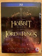 Bluray: The Hobbit & Lord of the Rings Extended Box 30 discs, Ophalen of Verzenden, Zo goed als nieuw, Science Fiction en Fantasy