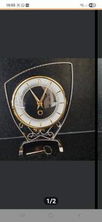 Vintage Tafelklok met Sleutel, Antiek en Kunst, Antiek | Klokken, Ophalen of Verzenden