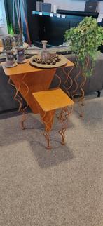 Metalen tafeltjes, Ophalen