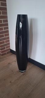 Vaas van fidrio glass 70 cm, 50 tot 75 cm, Zwart, Ophalen of Verzenden, Glas