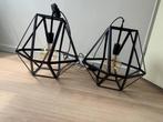 2x EGLO hanglamp Embleton - zwart - Ø46 cm, Ophalen of Verzenden, Zo goed als nieuw, Metaal, Minder dan 50 cm
