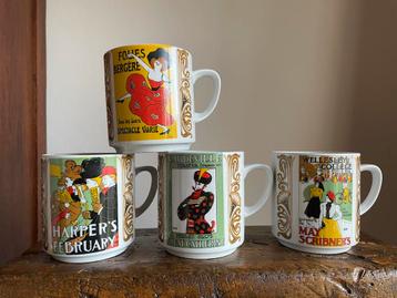 4 mokken met thema’s van Parijs beschikbaar voor biedingen