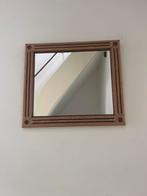 Antieke Houten Spiegel - Tweekleuren Design, Huis en Inrichting, Gebruikt, Ophalen of Verzenden, Minder dan 100 cm, Rechthoekig
