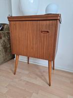 Vintage Deens naaikastje met Singer naaimachine, Minder dan 50 cm, Gebruikt, Vintage, Ophalen