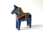 Blauw Zweeds paardje / Dala paardje, Antiek en Kunst, Kunst | Designobjecten, Ophalen of Verzenden