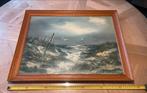 Schilderij duin en strand, Antiek en Kunst, Ophalen of Verzenden