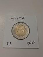 Reguliere 2 euromunt uit Malta 2010, Ophalen of Verzenden, Malta, 2 euro, Losse munt