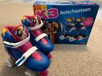 K3 Rolschaatsen - Maat 34-37, Ophalen of Verzenden, Verstelbaar, Zo goed als nieuw, Kinderen