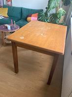 Uitschuifbare houten tafel, Gebruikt, 100 tot 150 cm, Vier personen, Rechthoekig