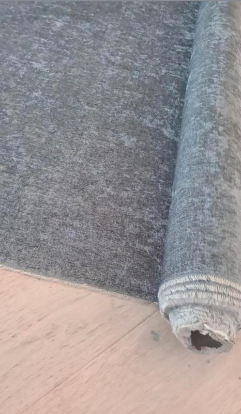Grijze meubel stof / gordijnstof, bijna 10 meter, Hobby en Vrije tijd, Stoffen en Lappen, Nieuw, 120 cm of meer, 200 cm of meer