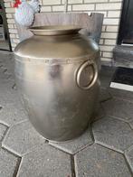 IJzeren decoratie vaas met ringen - 60cm, Overige materialen, Gebruikt, Overige kleuren, 50 tot 75 cm