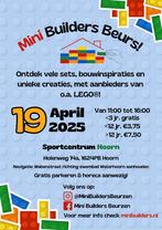 19 april 2025: Mini Buillders beurs Hoorn, Ophalen, Nieuw, Complete set, Lego