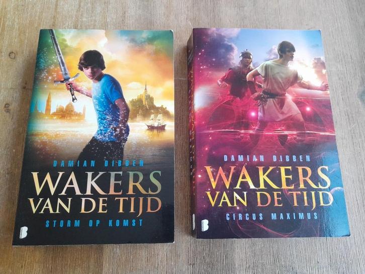2x Damian Dibben -Wakers van de tijd a € 5,- p.st/samen €7,5, Boeken, Fantasy, Zo goed als nieuw, Ophalen of Verzenden