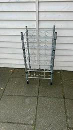 Wijnrek Ikea metaal 45x35x92 cm, Ophalen, 5 tot 15 flessen, Zo goed als nieuw, Metaal