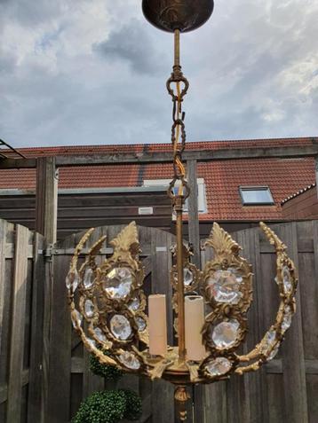 Spaanse lamp kroonluchter hanglamp hollywood regency beschikbaar voor biedingen