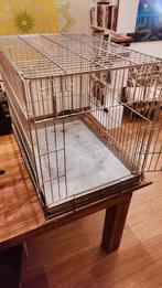 Middelgrote Hondenbench Verzinkt L75cm B54cm H62cm, Ophalen, Gebruikt