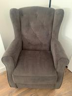 Klassieke oor fauteuil - donkergrijs (zgan), Ophalen, Zo goed als nieuw, Stof, Klassiek