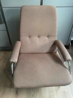 Jan des Bouvrie fauteuil 301 voor Gelderland., Huis en Inrichting, Fauteuils, Ophalen, Gelderland, Jan des Bouvrie, buizenframe, taupe.