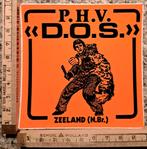 Vintage sticker P.H.V. D.O.S. Politiehondenvereninging, Ophalen of Verzenden, Zo goed als nieuw, Overige typen