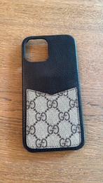 iPhone 12 Pro Max zwart leren Gucci hoesje, Ophalen of Verzenden, Zo goed als nieuw, IPhone 12 Pro Max