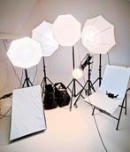 Professionele Fotostudio lampenset, Ophalen, Zo goed als nieuw, Complete fotostudio