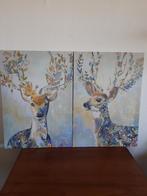 Ikea herten schilderij canvas, Ophalen, Zo goed als nieuw, Schilderij, Minder dan 50 cm