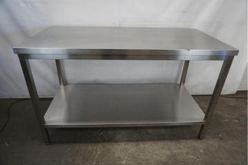 RVS werktafel tafel horeca werkbank 150x70 beschikbaar voor biedingen