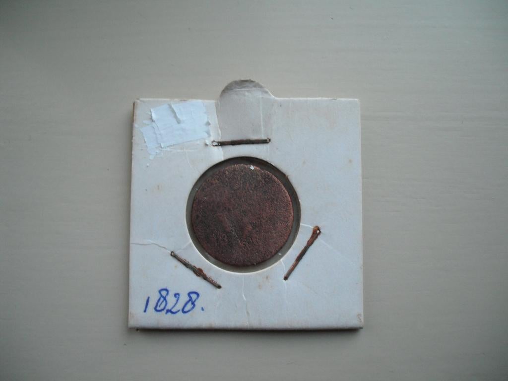 1 cent 1828, Ophalen of Verzenden, Losse munt