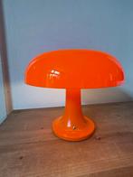 Retro Oranje Paddestoel Lamp artemide stijl, Huis en Inrichting, Lampen | Tafellampen, Ophalen of Verzenden, Gebruikt, Kunststof