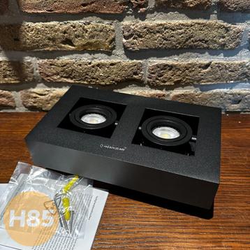 Lucide XIRAX Plafond Spots LED Dimbaar GU10 2x 5W - Zwart beschikbaar voor biedingen