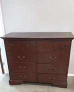 Engelse ladenkast, teak, Huis en Inrichting, Kasten | Ladekasten, Ophalen, 25 tot 50 cm, 50 tot 100 cm, Minder dan 100 cm