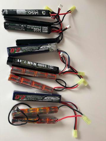 Airsoft AEG Batterijen - Diverse beschikbaar voor biedingen