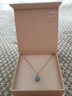 Larimar edelsteen ketting, Ophalen of Verzenden, Nieuw