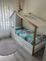 Huisbed met onderschuiflade, Kinderen en Baby's, Kinderkamer | Bedden, 85 tot 100 cm, Ophalen of Verzenden, Zo goed als nieuw