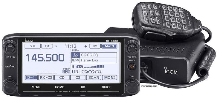 ICOM IC-5100 VHF / UHF D star [ RUIL OF INRUIL KAN ], Telecommunicatie, Zenders en Ontvangers, Gebruikt, Zender en Ontvanger, Ophalen