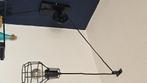 Hang lamp + katrol, Huis en Inrichting, Lampen | Hanglampen, Ophalen, Gebruikt, Metaal, Minder dan 50 cm