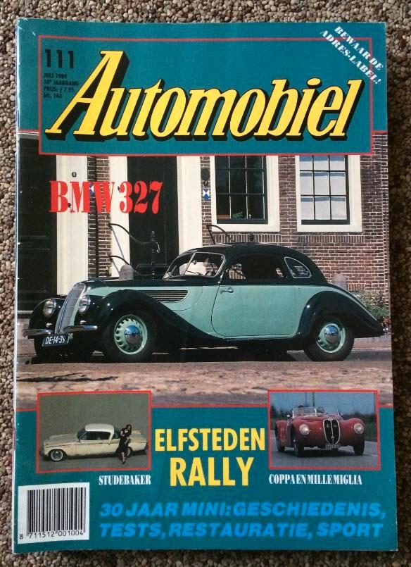 Automobiel: BMW 327 Coupe, 30 jaar Mini, Studebaker, Boeken, Auto's | Folders en Tijdschriften, Zo goed als nieuw, Algemeen, Ophalen of Verzenden
