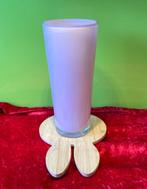 Hoge glazen vaas – roze– 30 cm, Huis en Inrichting, Woonaccessoires | Vazen, Overige kleuren, Ophalen of Verzenden, Minder dan 50 cm