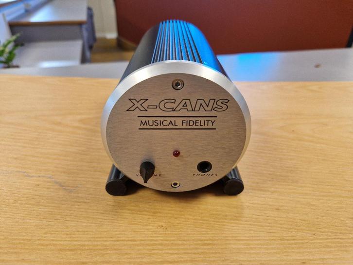 ✅ Musical Fidelity X-Cans koptelefoonversterker + adapter, Audio, Tv en Foto, Versterkers en Receivers, Gebruikt, Stereo, Minder dan 60 watt
