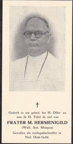 Mimpen Walt.1890 Drunen 1945 Ned Oost Indië priester, Ophalen of Verzenden, Bidprentje