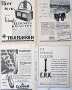 Advertenties reclames uit 1937, Overige typen, Gebruikt, Ophalen