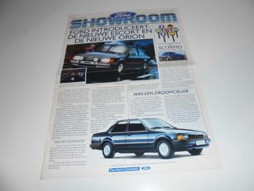 infokrant Ford Showroom, 1986 beschikbaar voor biedingen
