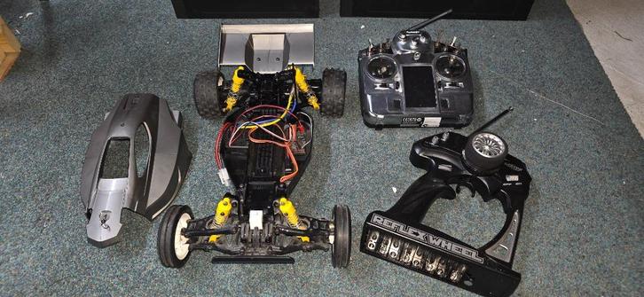 radiografische offroad buggy,s, Hobby en Vrije tijd, Modelbouw | Radiografisch | Auto's, Gebruikt, Auto offroad, Elektro, Ophalen of Verzenden