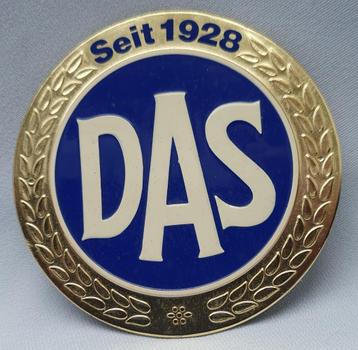 DAS embleem, autoverzekeringsmaatschappij  beschikbaar voor biedingen