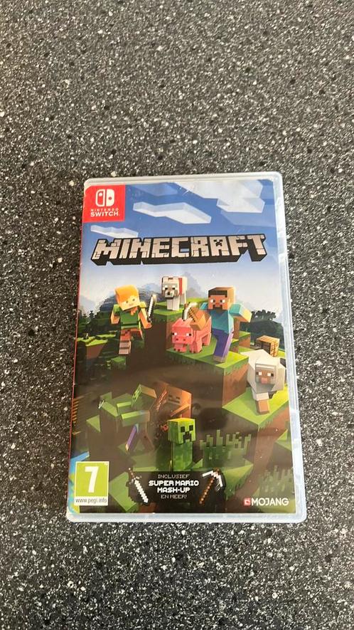 Minecraft, Spelcomputers en Games, Games | Nintendo Switch, Zo goed als nieuw, Overige genres, 1 speler, Vanaf 12 jaar, Online